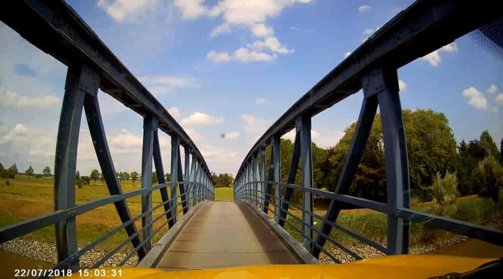 Die schmalste Autobrücke Deutschlands - mit Video